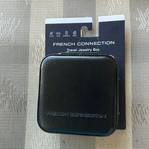 French Connection Black Travel Jewelry Box  - NWat
